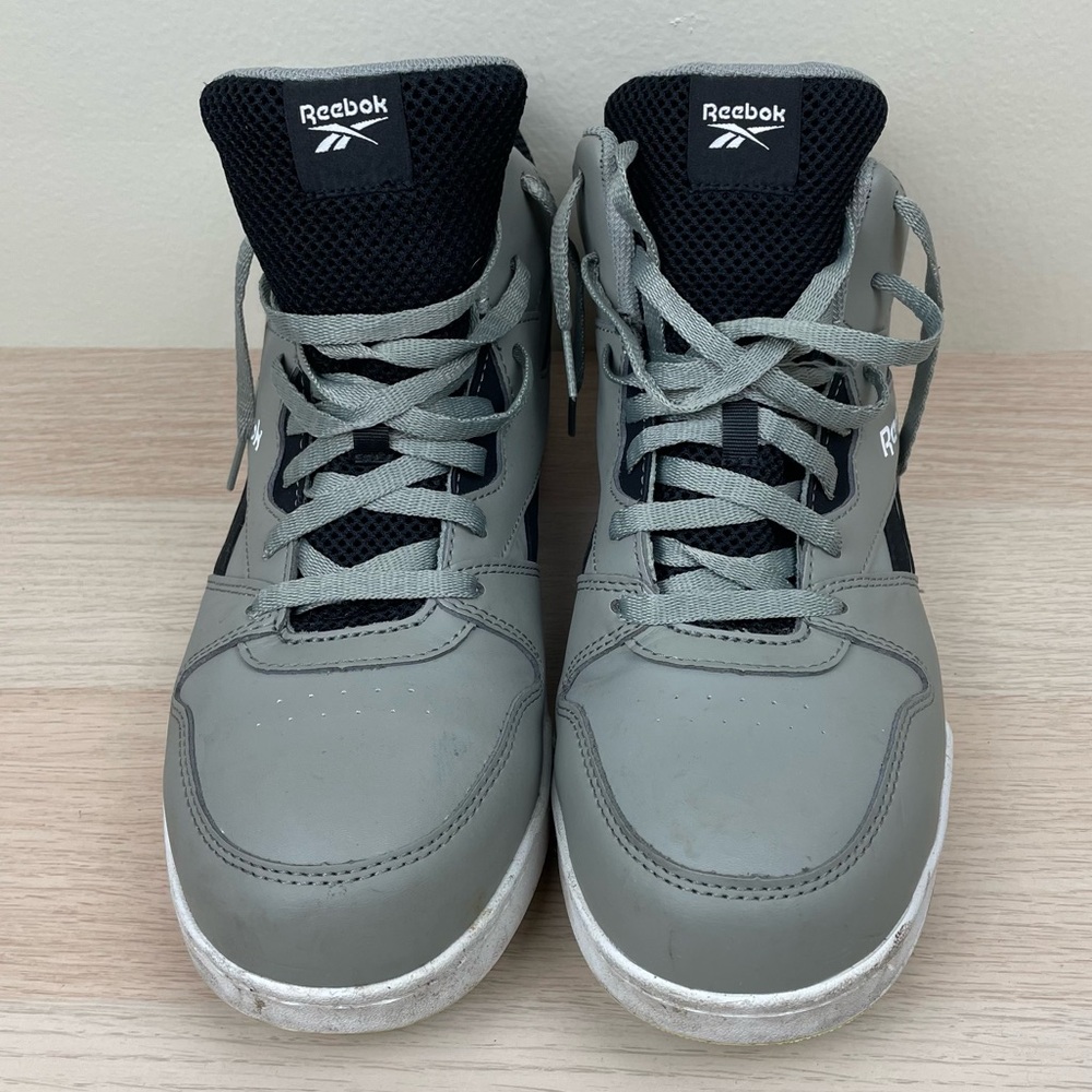 Reebok RB4136 Grey/Black Composite Toe EH Slip Resistant High Top Work Sneaker